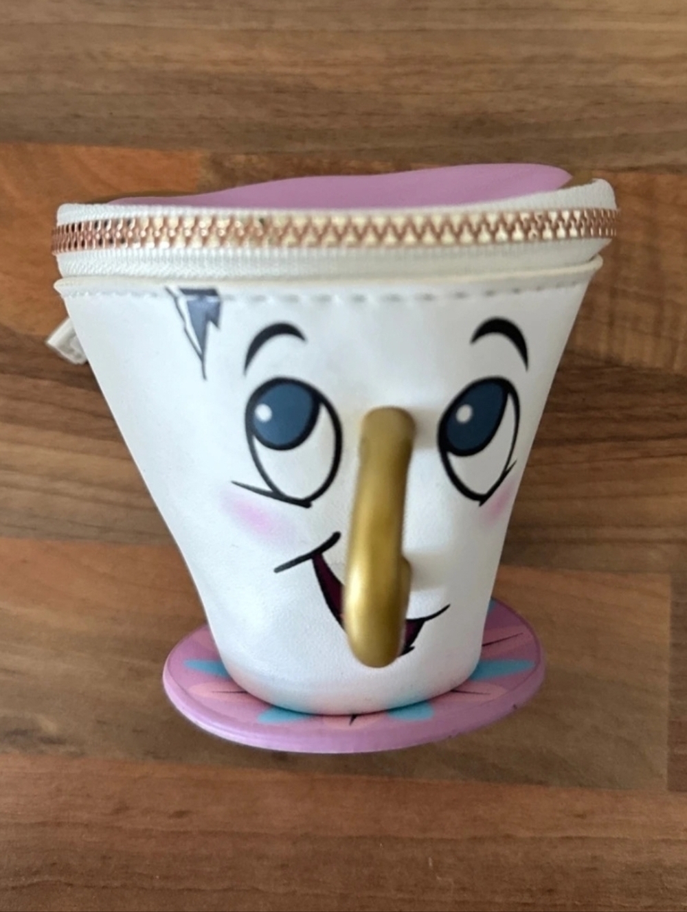 Disney Beauty And The Beast Chip Cup Coin Holder Purse